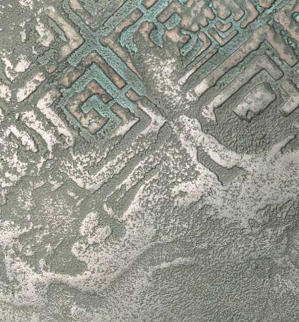 Surface métallique et lumière MANTRA